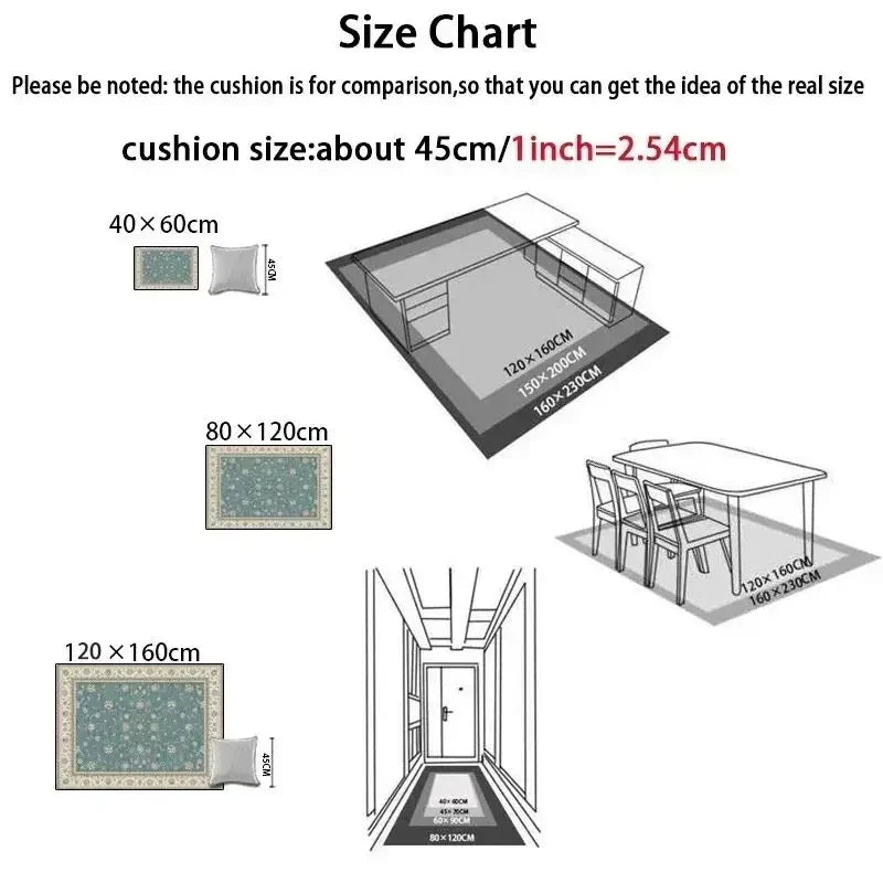 Tapis Bohème / Oriental Vintage Imperméable et Antidérapant – Référence : 487256