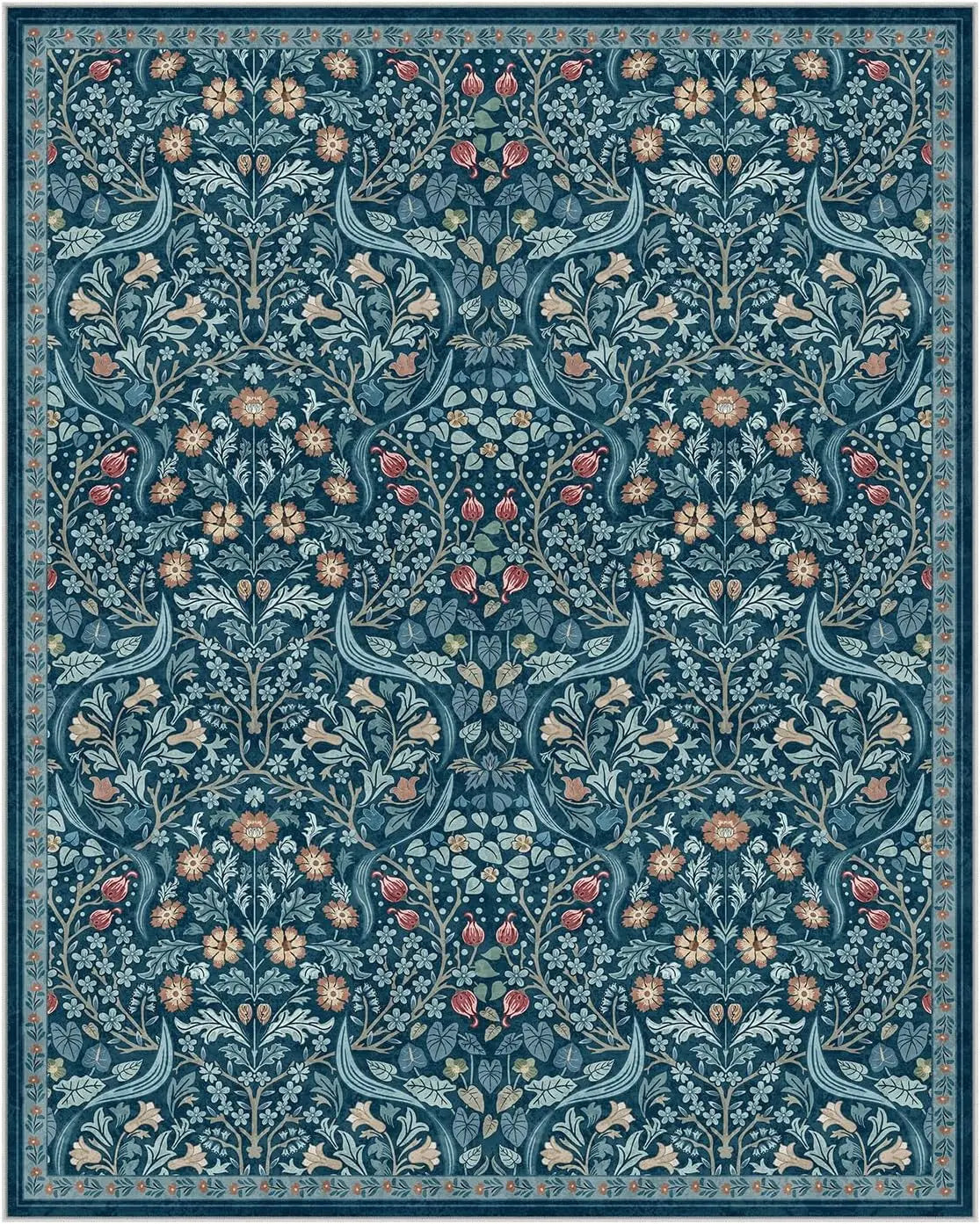 Tapis Floral Bohemian Doux et Coloré – Référence : 482761