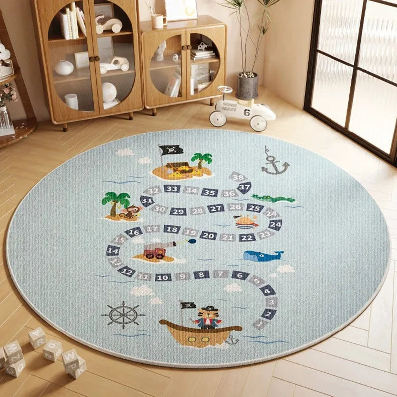 Tapis Rond Enfant Ludique et Sûr – Référence : 104693