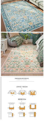 Tapis Floral Papillons Doux et Anti-dérapant – Référence : 487251
