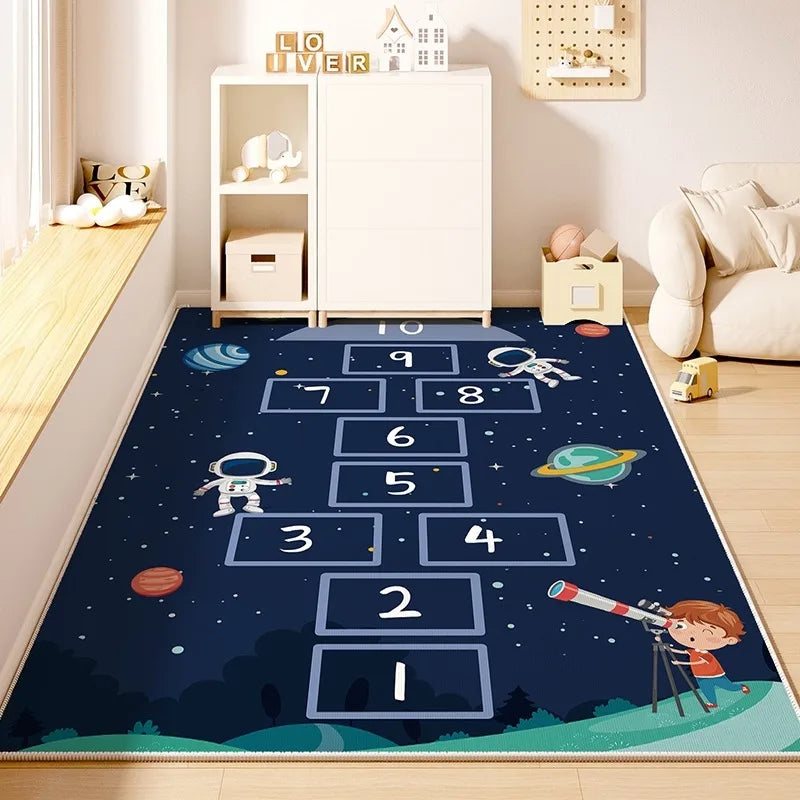 Tapis pour Enfant Minimaliste en Velours Doux – Référence : 483927