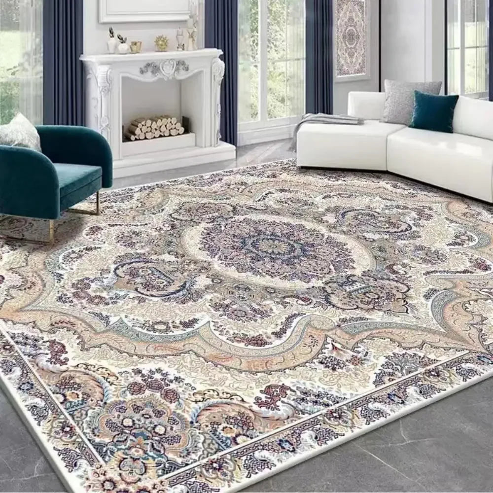 Tapis Bohème / Oriental Luxe Polyester Avec Motif Persan – Référence : 453827