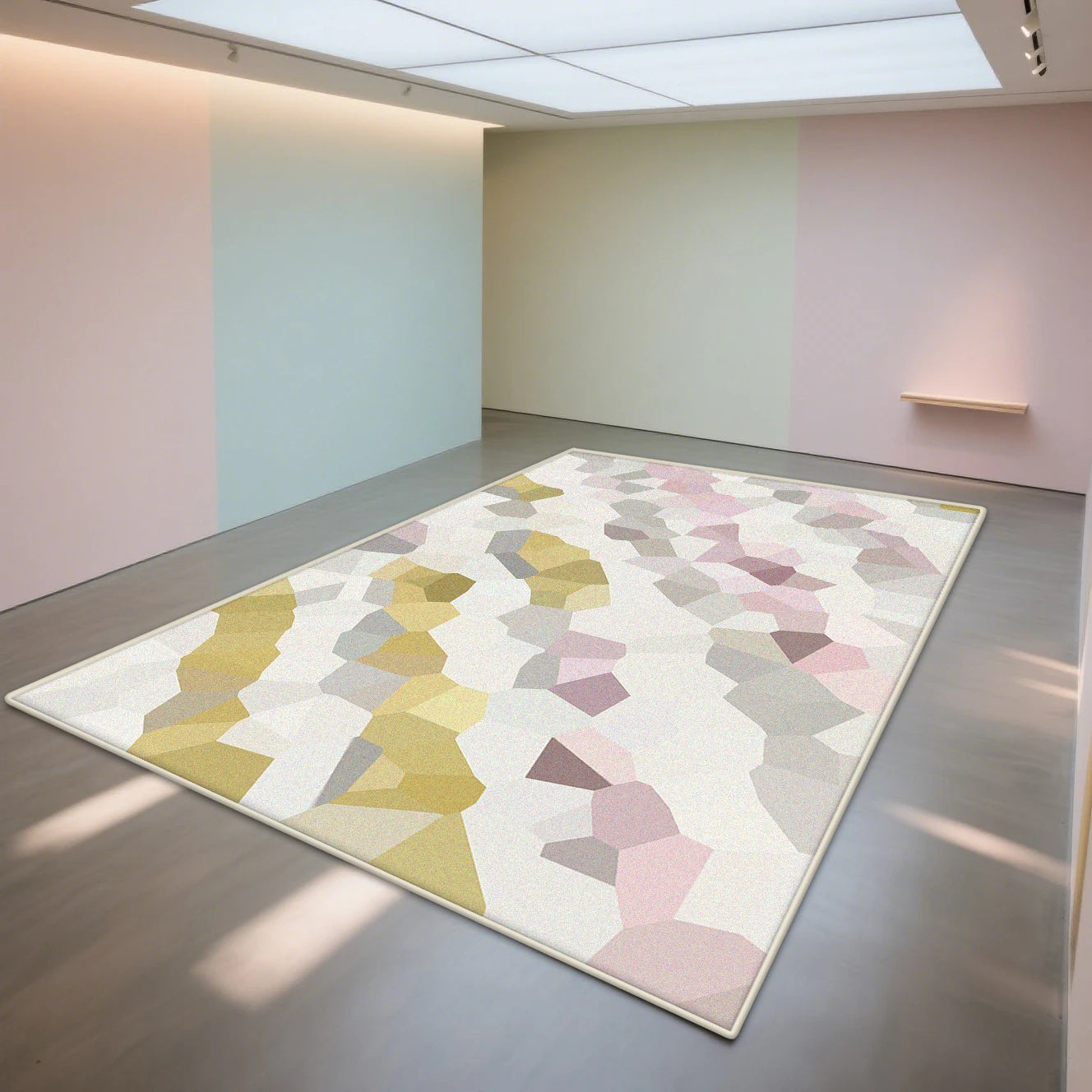 Tapis Géométrique Moderne et Antidérapant – Référence : 532847