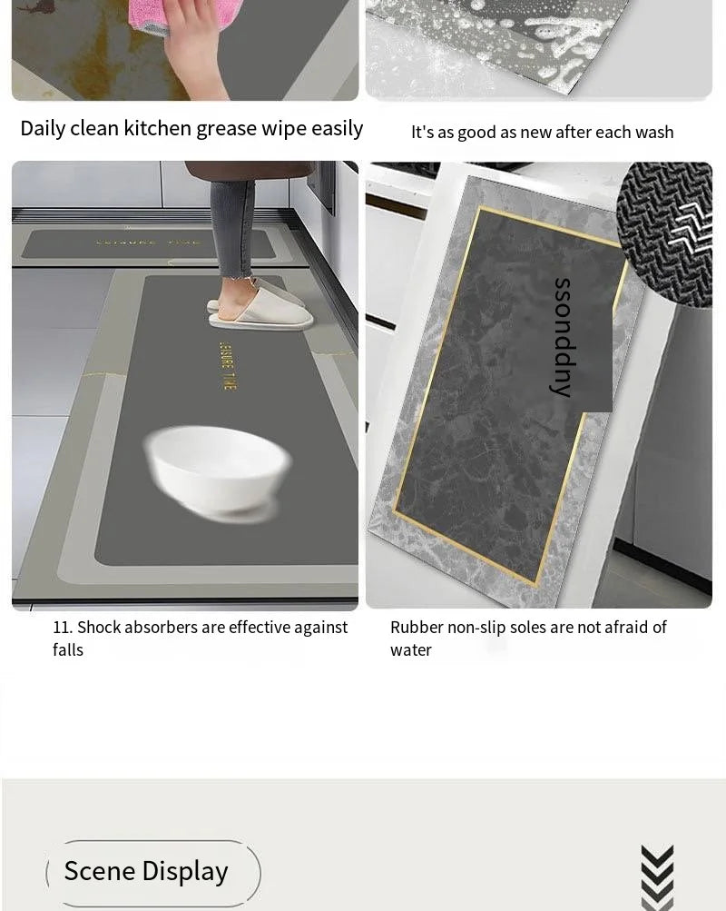 Tapis Cuisine–Référence:104693Antidérapant–Référence:281045