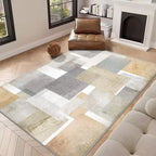 Tapis Géométrique Antidérapant et Moderne – Référence : 582301