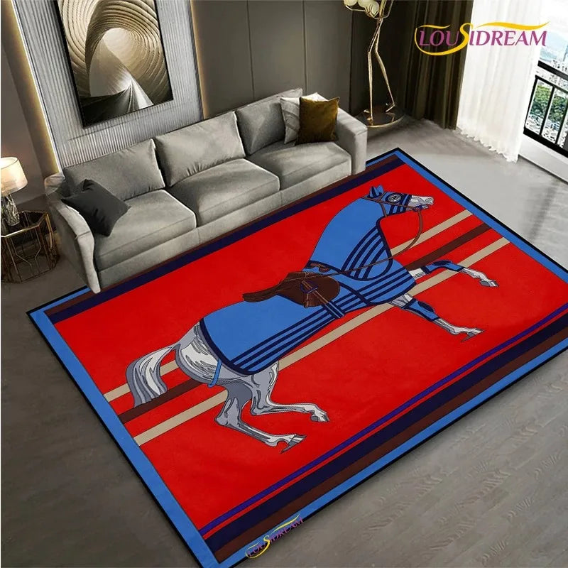 Tapis Horse / Hermes – Référence: 672491 Motif Ethnique