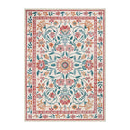 Tapis Floral Doux et Lavable en Machine – Référence : 738495