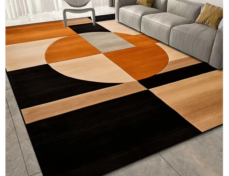 Tapis Géométrique Luxueux et doux pour salon – Référence : 123456