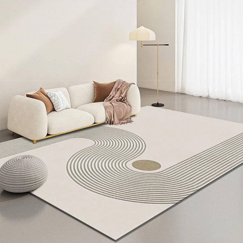 Tapis Géométrique Velours Antidérapant et Élégant – Référence : 534291