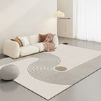 Tapis Géométrique Velours Cristal Anti-Dérapant – Référence : 482316