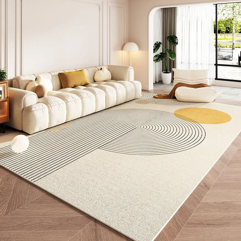 Tapis Géométrique Élégant et Minimaliste – Référence : 874321
