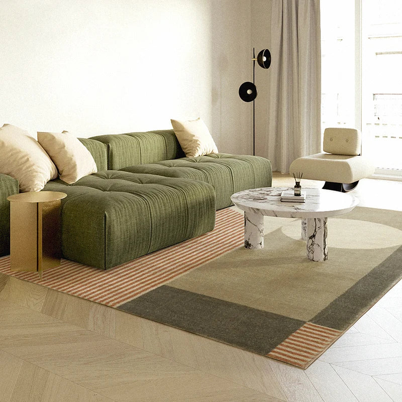 Tapis Géométrique Doux et Moderne pour Intérieur – Référence : 685432