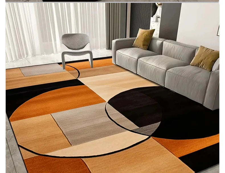Tapis Géométrique Doux et Antidérapant – Référence : 457921