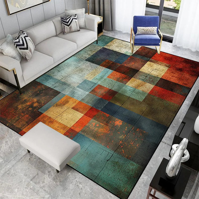 Tapis Géométrique Nordic Doux et Antidérapant – Référence : 482639