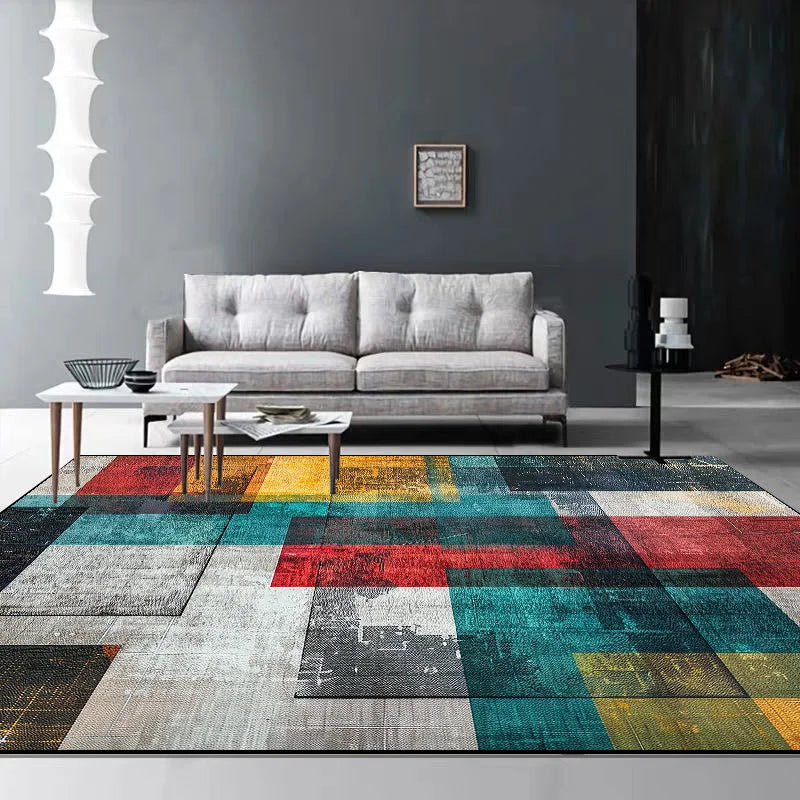 Tapis Géométrique Nordic Doux et Antidérapant – Référence : 482639