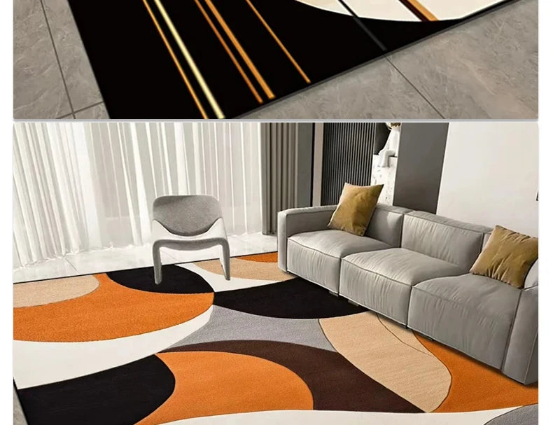 Tapis Géométrique Douillet et Antidérapant – Référence : 467821