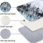 Tapis Géométrique Moderne Antidérapant et Stylé – Référence : 458612
