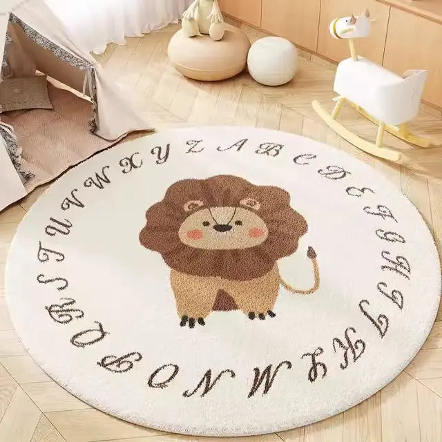 Tapis Rond Enfant Antidérapant et Doux – Référence : 104693