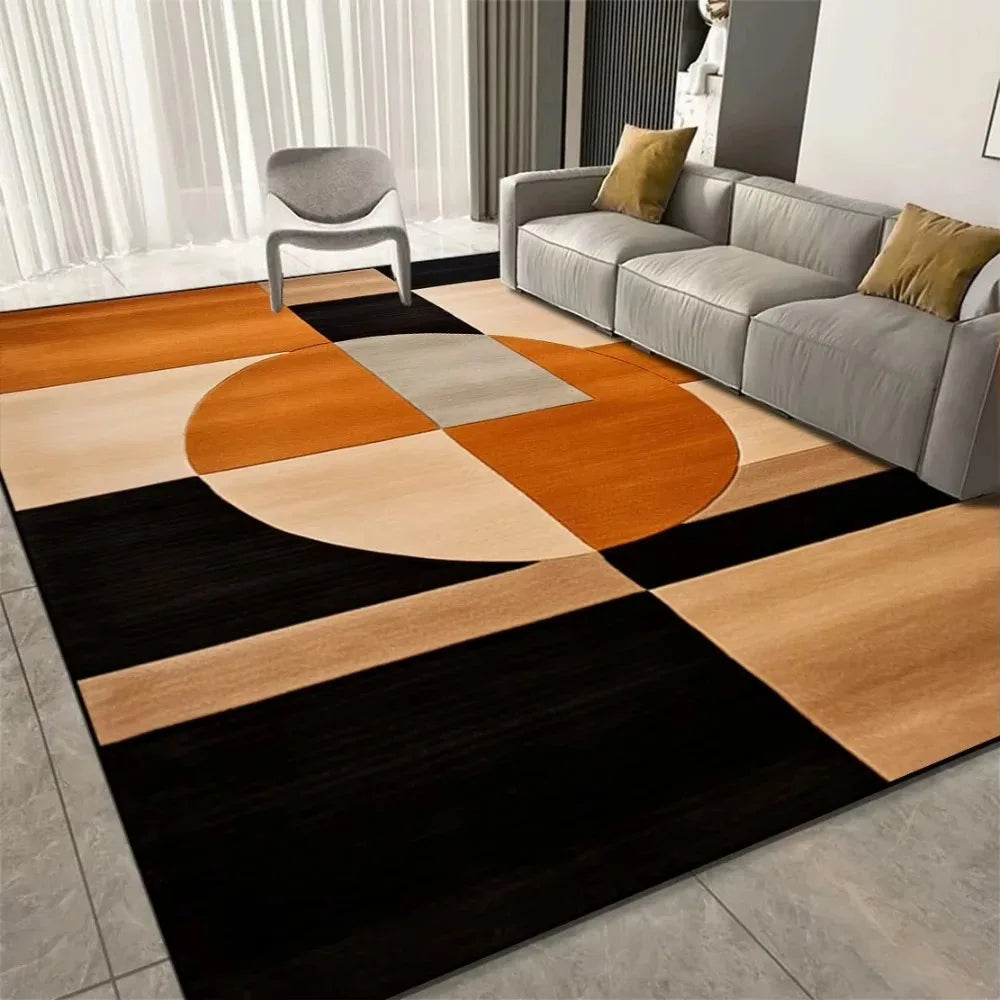 Tapis Géométrique Luxueux et doux pour salon – Référence : 123456
