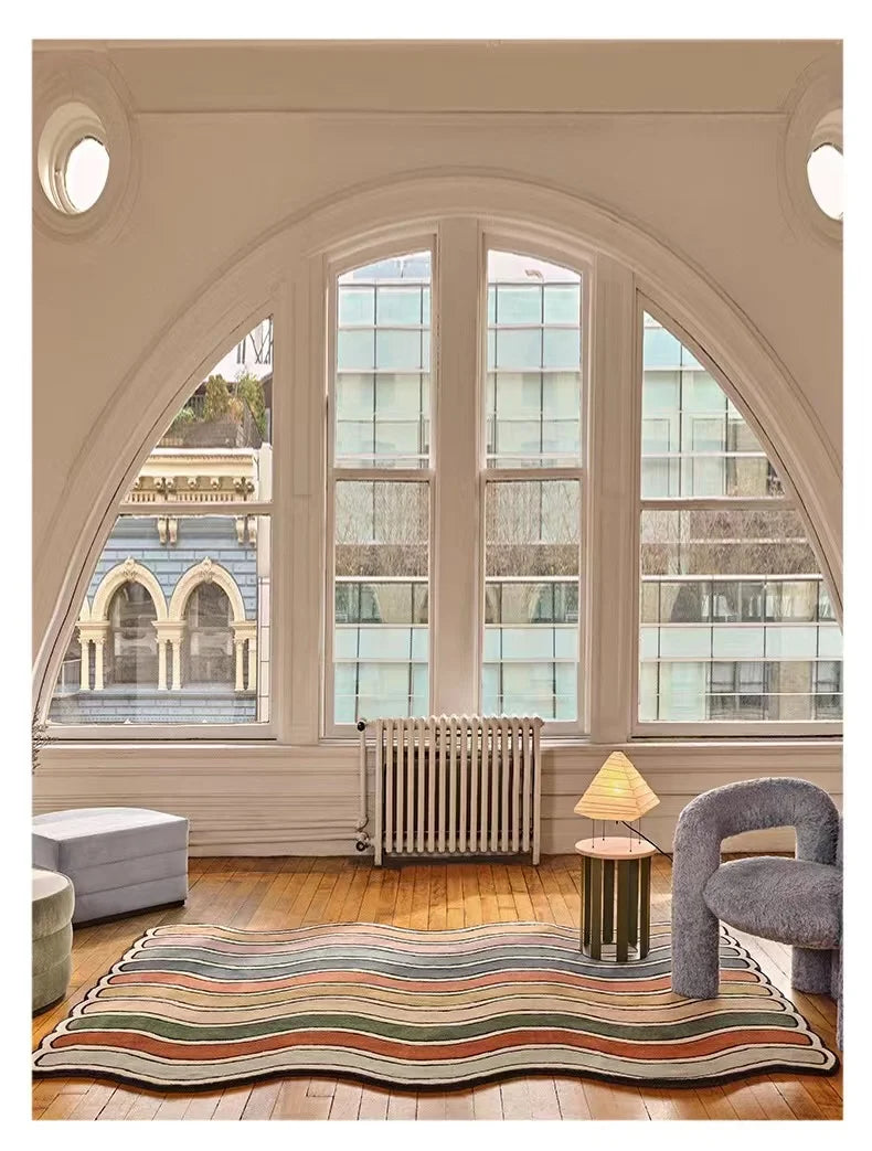 Tapis Géométrique Coloré et Douillet – Référence : 478256