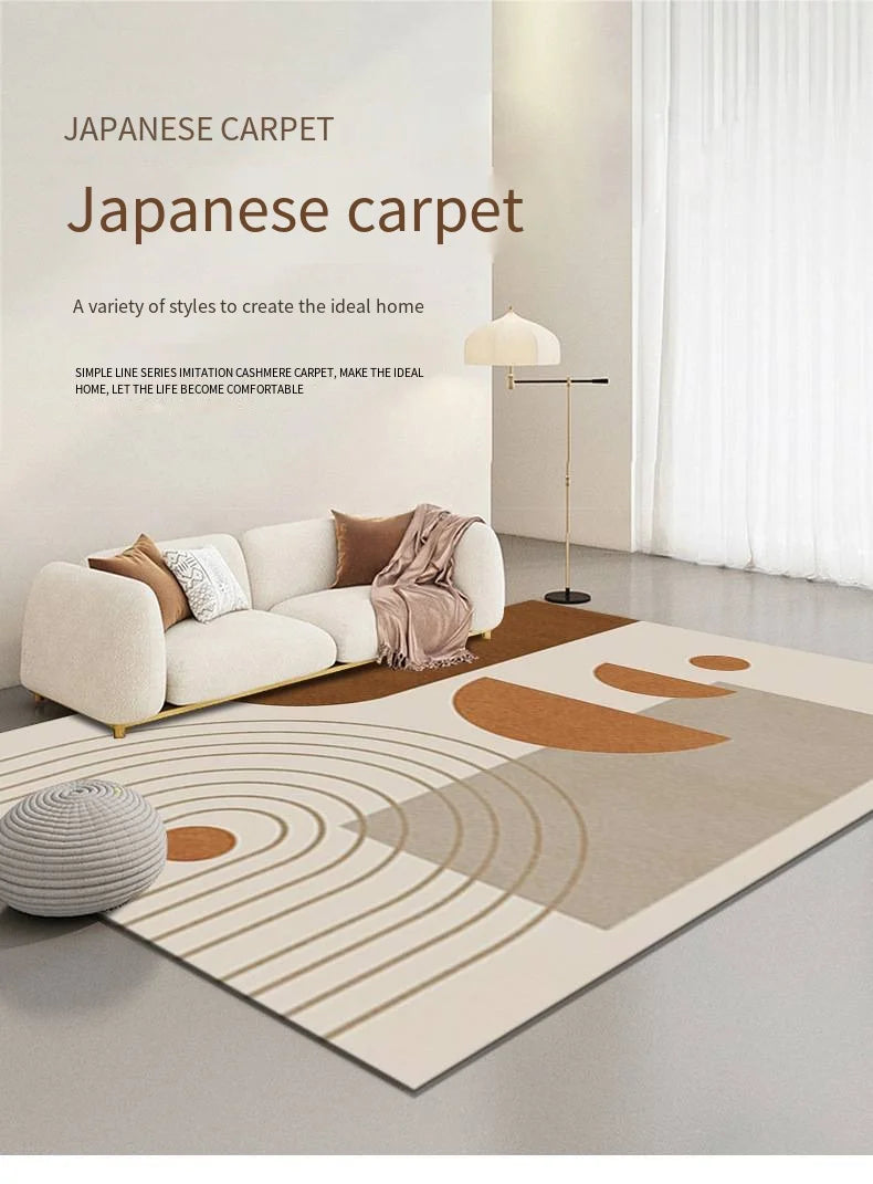 Tapis Géométrique Velouté et Antidérapant – Référence : 562874