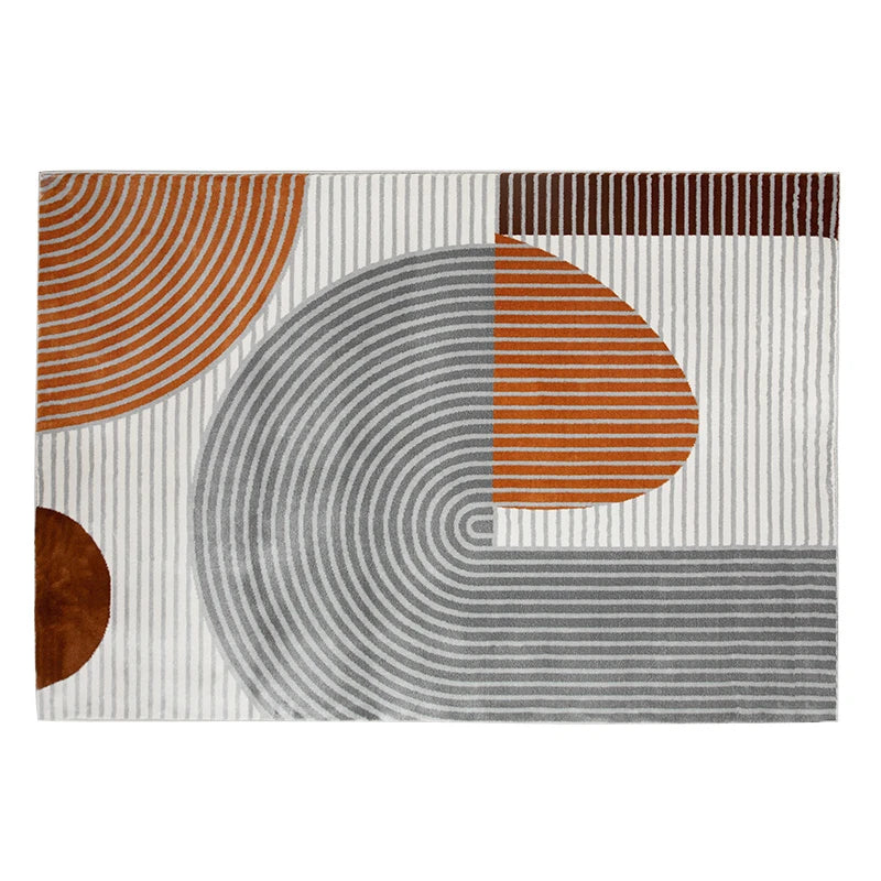 Tapis Géométrique Modern et Lavable – Référence : 482937