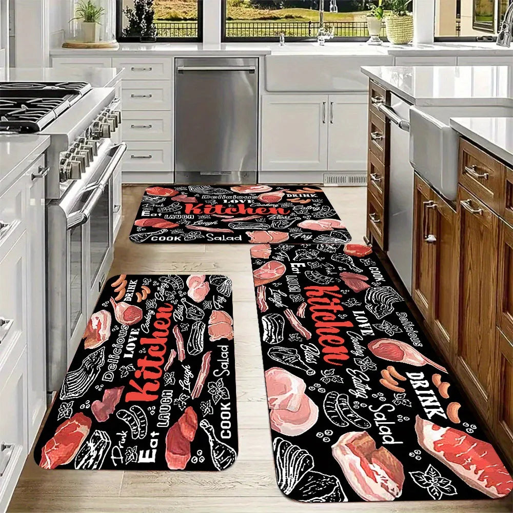 Tapis Cuisine Antidérapant Confort – Référence: 654321