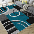 Tapis Géométrique Doux et Antidérapant – Référence : 752483