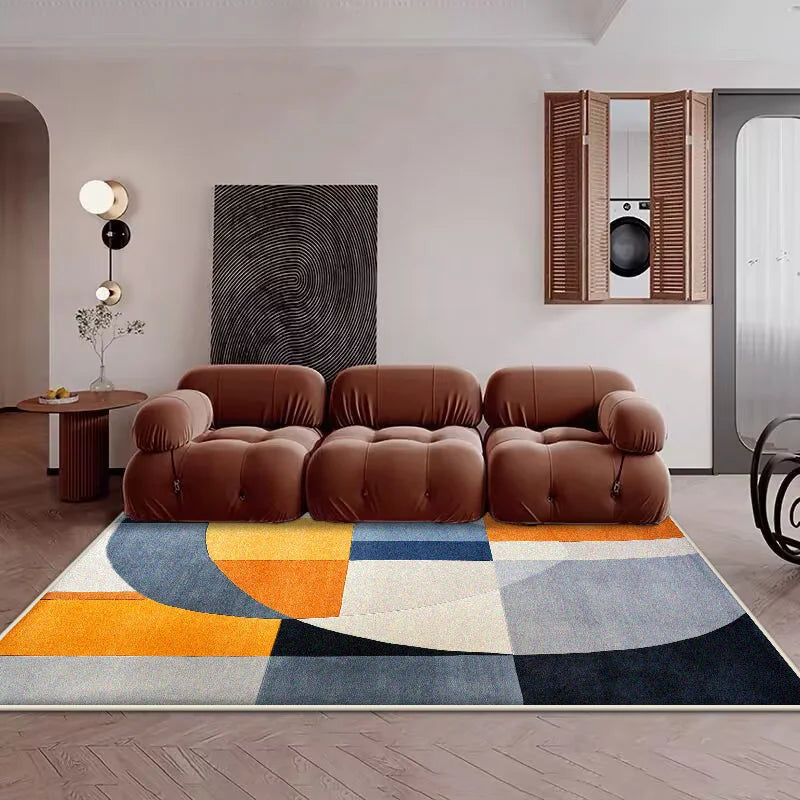 Tapis Géométrique Antidérapant et Lavable – Référence : 837562