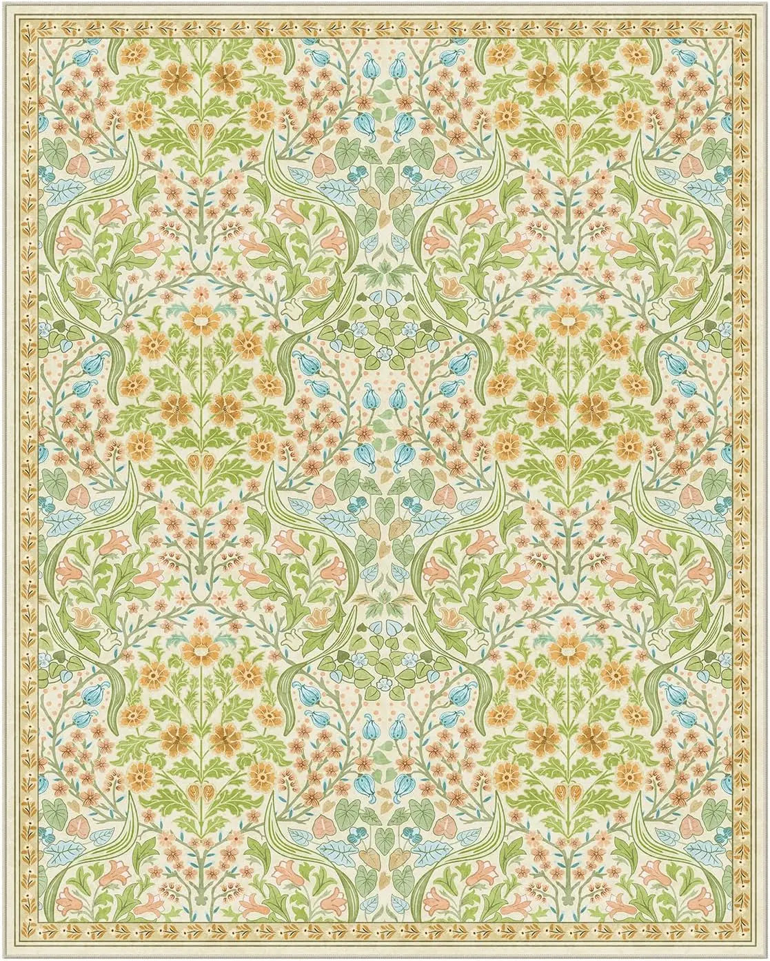 Tapis Floral Coloré et Doux – Référence : 823564