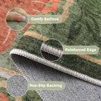 Tapis Floral Rose et Rétro – Référence : 482731