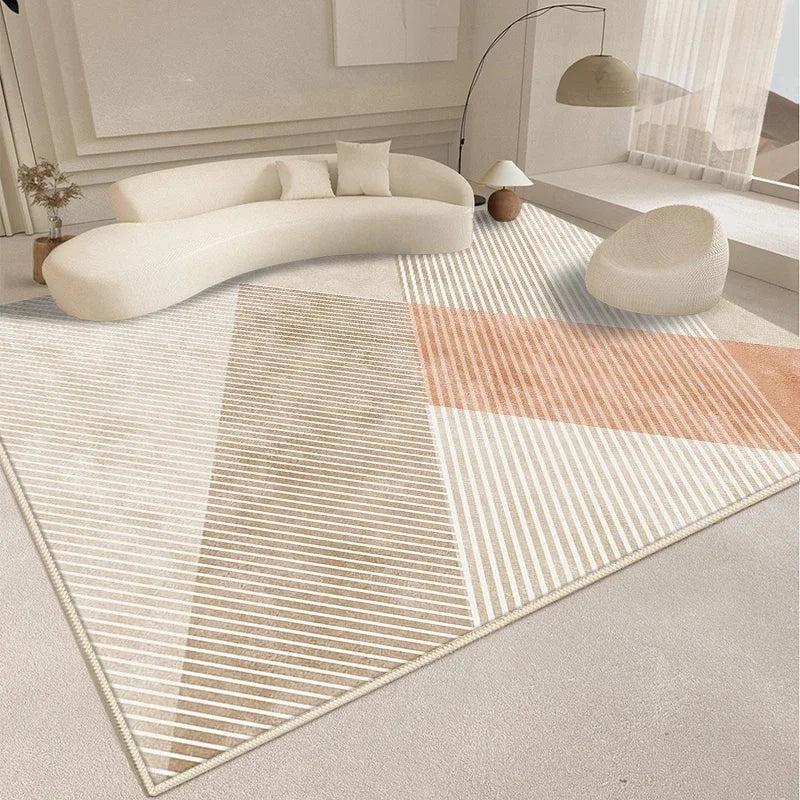 Tapis Géométrique Moderne et Abstrait – Référence : 415762