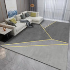 Tapis Géométrique Moderne Antidérapant et Lavable – Référence : 582341