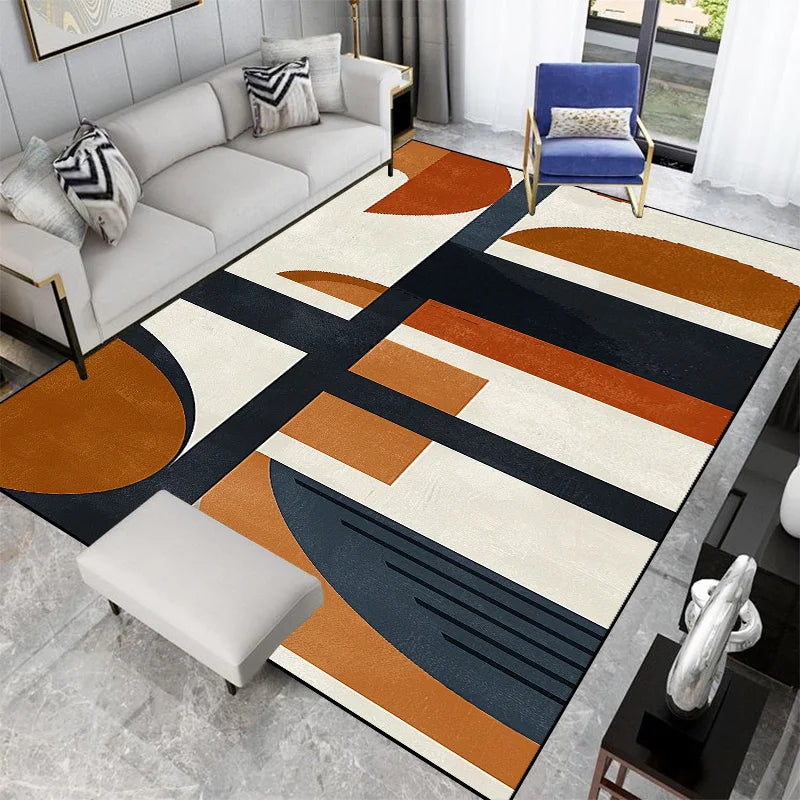 Tapis Géométrique Nordic Doux et Antidérapant – Référence : 482639