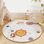 Tapis Rond Enfant Lavable Et Doux – Référence : 104693