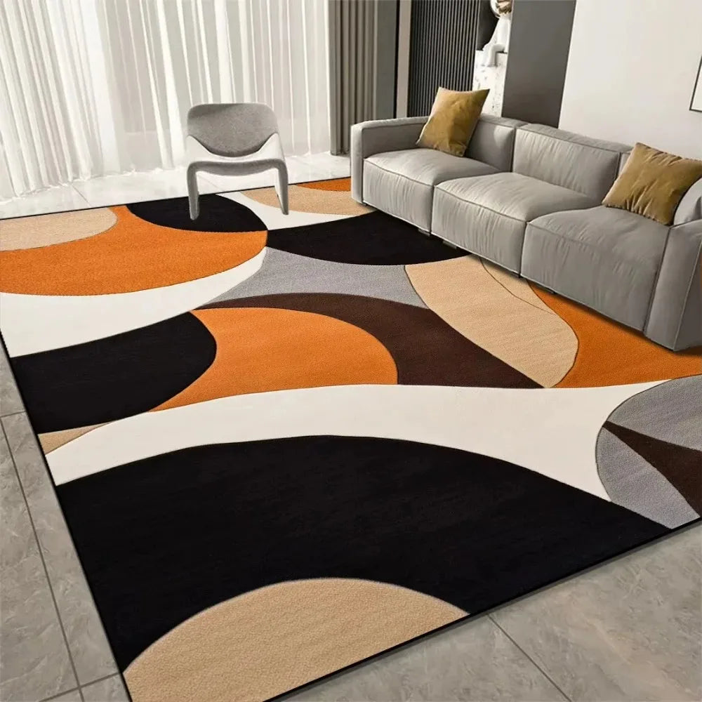 Tapis Géométrique Doux et Antidérapant – Référence : 457921