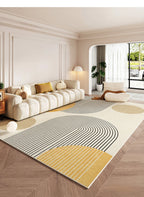 Tapis Géométrique Minimaliste et Lavable – Référence : 482631