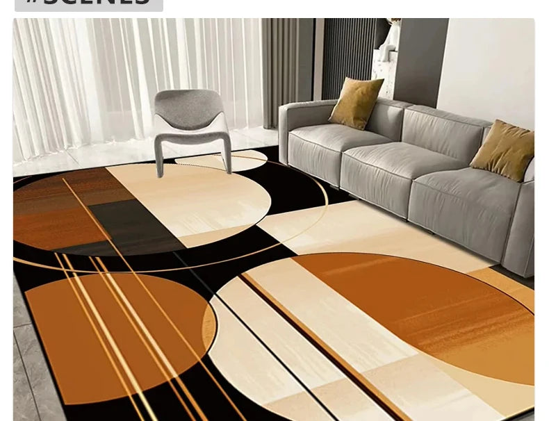 Tapis Géométrique Douillet et Antidérapant – Référence : 467821