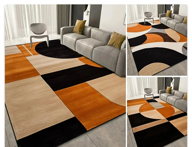 Tapis Géométrique Douillet et Antidérapant – Référence : 467821