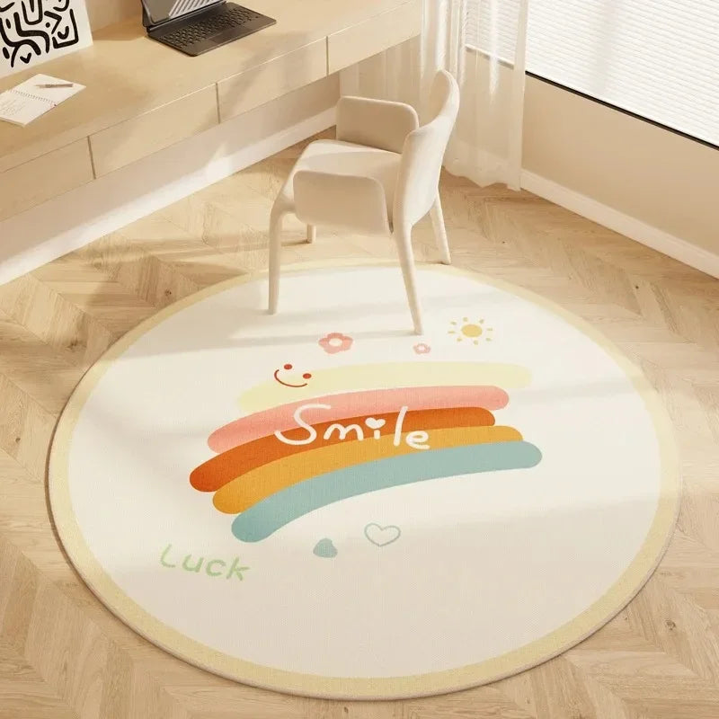 Tapis Rond Enfant Antidérapant Coloré - Référence : 104693