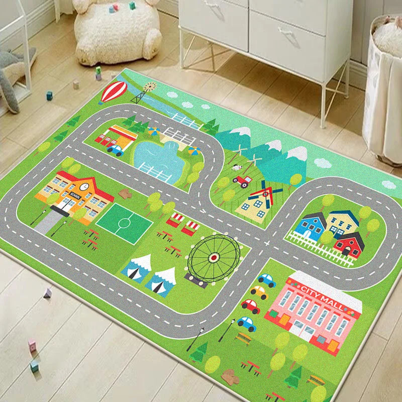 Tapis pour Enfant en Motif Géométrique et Antidérapant – Référence : 482637