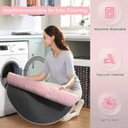 Tapis Rond Confort Doux et élégant pour Chambre Fille – Référence : 374589