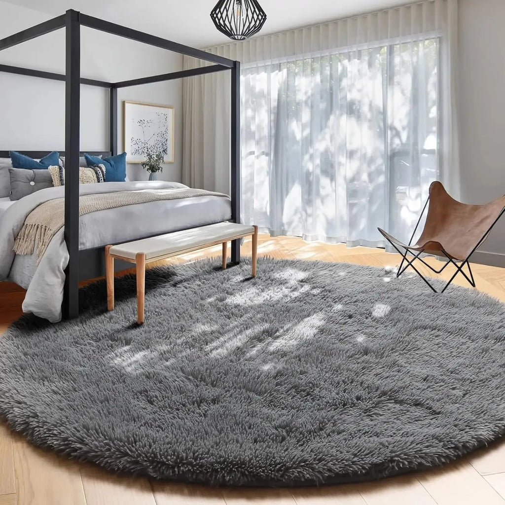 Tapis Rond Confort Doux et élégant pour Chambre Fille – Référence : 374589