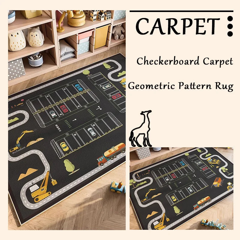 Tapis pour Enfant Cartoon Minimaliste et Pratique – Référence : 432817