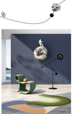 Tapis Géométrique Doux et Rayé Nordic Style – Référence : 548291