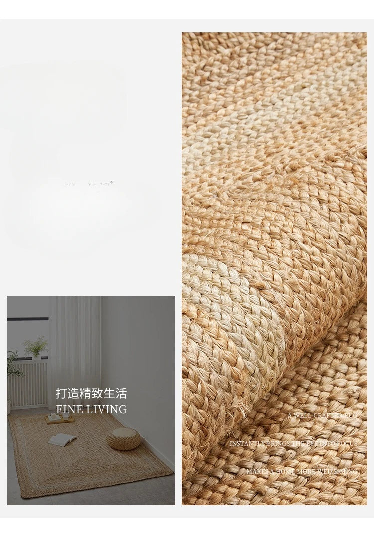 Tapis Tissé à la Main Léger et Durable - Référence : 123456