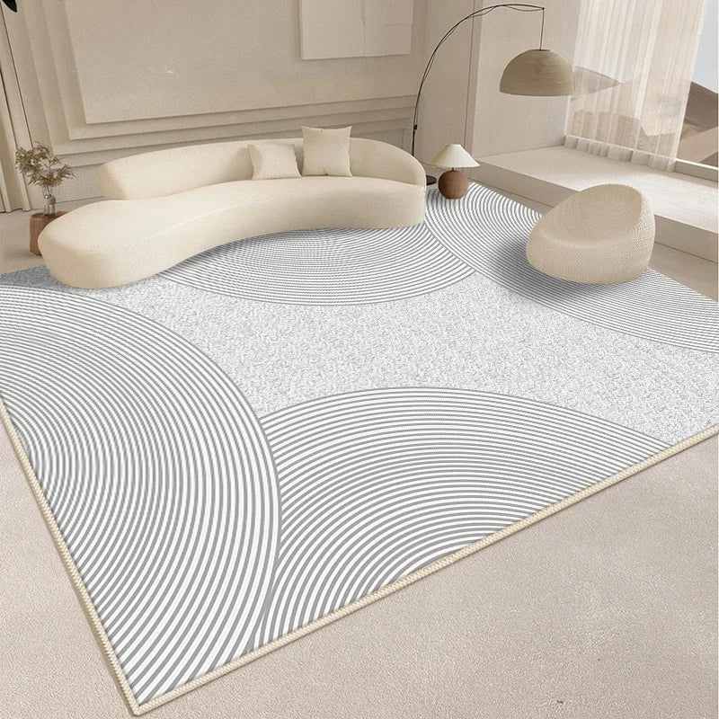 Tapis Géométrique Moderne et Abstrait – Référence : 124579
