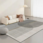 Tapis Géométrique Velours Antidérapant et Élégant – Référence : 534291