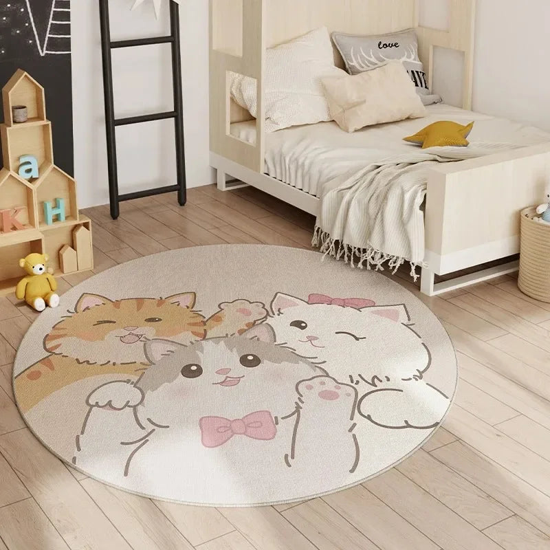 Tapis Rond Enfant Antidérapant – Référence : 123456