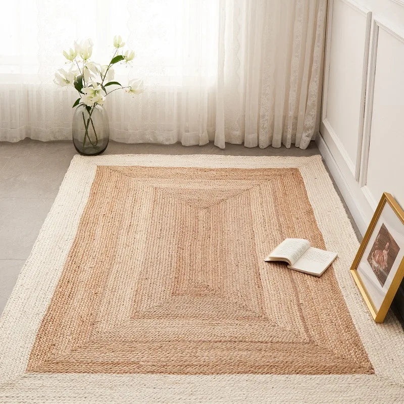 Tapis Tissé à la Main Léger et Durable - Référence : 123456